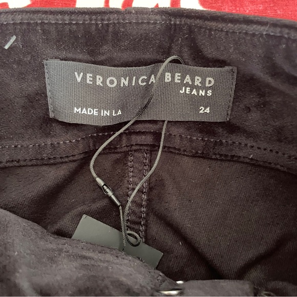 Veronica Beard Velvet Debbie Skinny High Rise Jeans SZ 00 - Picture 8 of 13